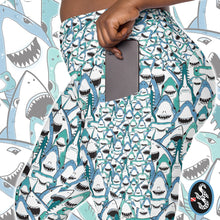 Load image into Gallery viewer, Happiest Sharks Pocket Leggings (2XS - 6X)