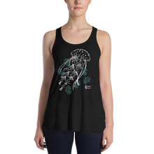 Load image into Gallery viewer, Ghost Jellies Tank - Flowy Racerback Tank - Scuba Sisters Diving Apparel