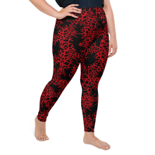 Load image into Gallery viewer, Women's Sea Fan Scuba Diving Leggings by Scuba Sisters