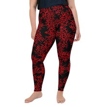Load image into Gallery viewer, Women's Sea Fan Scuba Diving Leggings by Scuba Sisters