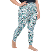 Load image into Gallery viewer, Happiest Sharks Plus Size Leggings