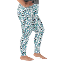 Load image into Gallery viewer, Happiest Sharks Plus Size Leggings