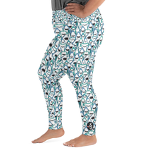 Load image into Gallery viewer, Happiest Sharks Plus Size Leggings