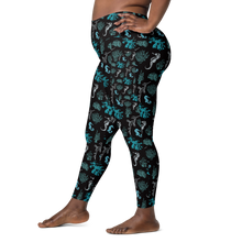 Load image into Gallery viewer, Salty Seahorse and Sea Dragon Pocket Leggings (XS - 6X)