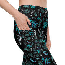 Load image into Gallery viewer, Salty Seahorse and Sea Dragon Pocket Leggings (XS - 6X)