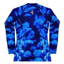 Load image into Gallery viewer, Jellyfish Bloom Whirl Women's Rash Guard
