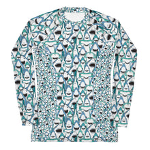 Load image into Gallery viewer, Happiest Sharks Women's Rash Guard