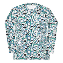 Load image into Gallery viewer, Happiest Sharks Women's Rash Guard - Warehouse