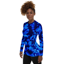 Load image into Gallery viewer, Jellyfish Bloom Whirl Women's Rash Guard