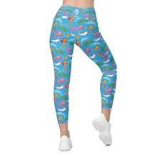 Load image into Gallery viewer, Happiest Ocean Pocket Leggings (XS - 6X)