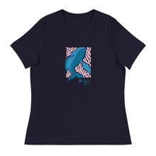 Load image into Gallery viewer, Wise Whale Women's Relaxed Tee ~ Seabreeze Soul