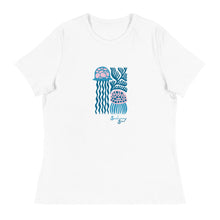 Load image into Gallery viewer, Jiggly Jellies Women's Relaxed Tee ~ Seabreeze Soul