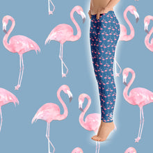 Load image into Gallery viewer, Flamingo Leggings - Scuba Sisters Diving Apparel