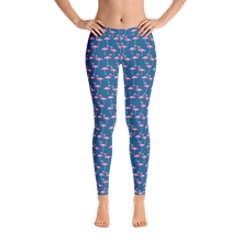Load image into Gallery viewer, Flamingo Leggings - Scuba Sisters Diving Apparel
