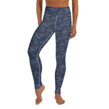 Load image into Gallery viewer, Dive Skin Leggings by Scuba Sisters Dolphin Design