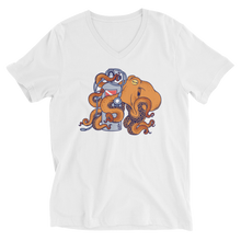Load image into Gallery viewer, Octogen - I'm a Sucker for Scuba Unisex V Neck Tee - Scuba Sisters Diving Apparel