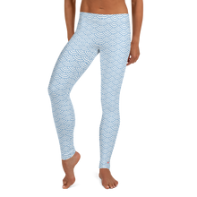 Load image into Gallery viewer, Fish Scale Mermaid Scuba Diving Leggings