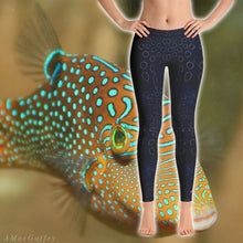 Load image into Gallery viewer, Moonrise Puffer Leggings - Scuba Sisters Diving Apparel