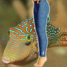 Load image into Gallery viewer, Sunrise Puffer Leggings - Scuba Sisters Diving Apparel