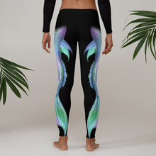 Load image into Gallery viewer, Shimmering Mermaid Tail Leggings - Scuba Sisters Diving Apparel
