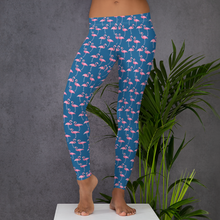 Load image into Gallery viewer, Flamingo Leggings - Scuba Sisters Diving Apparel