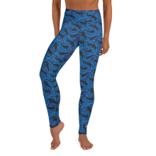 Load image into Gallery viewer, Hammerhead Shark Leggings - High Waist - Scuba Sisters Diving Apparel