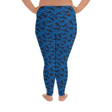 Load image into Gallery viewer, Hammerhead Shark Plus Size Leggings - Scuba Sisters Diving Apparel