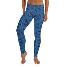 Load image into Gallery viewer, Hammerhead Shark Leggings - Scuba Sisters Diving Apparel