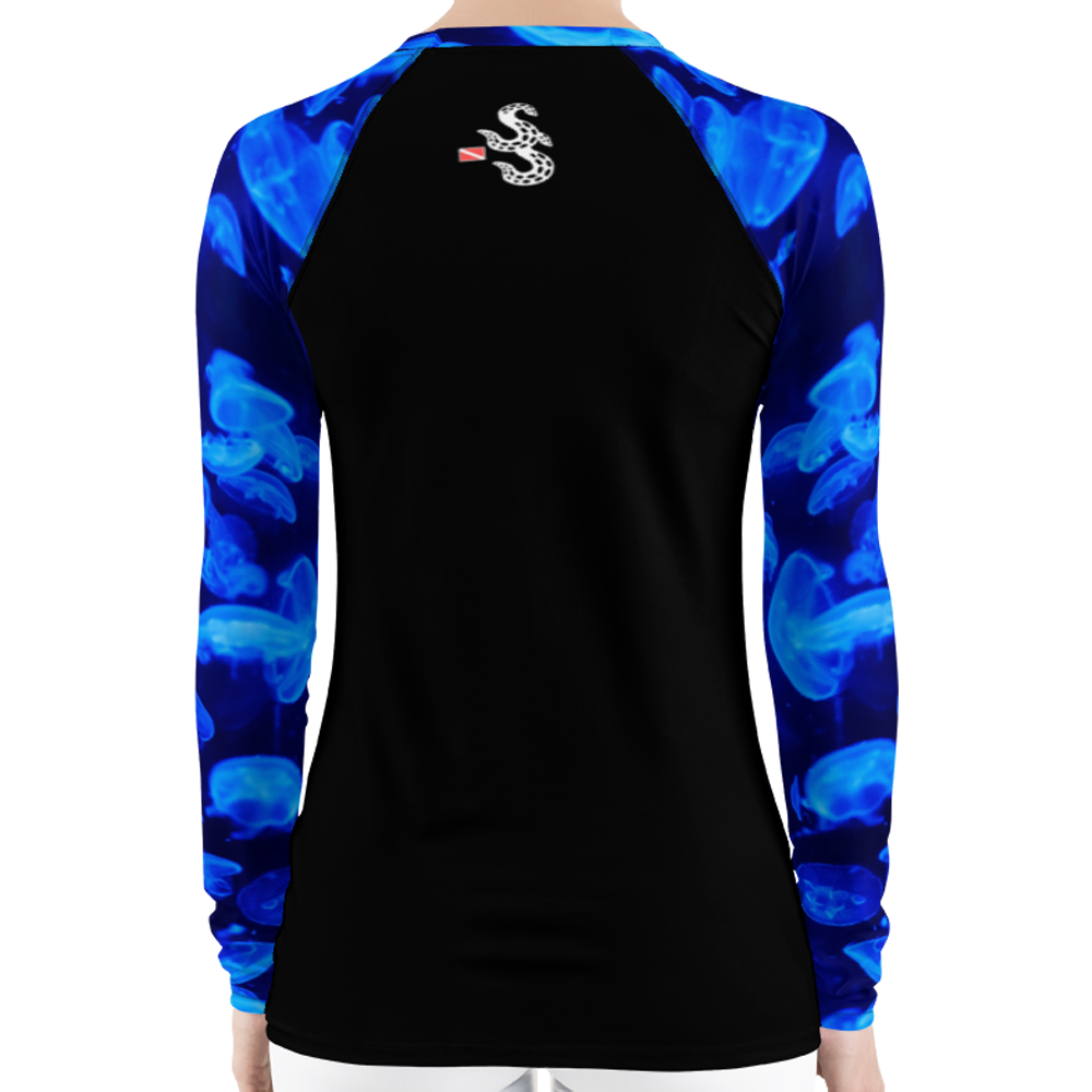 Jellyfish Women's Rash Guard Scuba Sisters