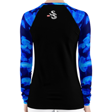 Load image into Gallery viewer, Jellyfish Bloom Women's Rash Guard - Scuba Sisters Diving Apparel