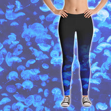Load image into Gallery viewer, Jellyfish Bloom Leggings - Scuba Sisters Diving Apparel