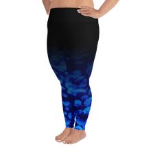 Load image into Gallery viewer, Jellyfish Bloom Plus Size Leggings - Scuba Sisters Diving Apparel