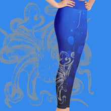Load image into Gallery viewer, Octopus Scuba Diving Leggings for Women by Scuba Sisters