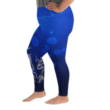 Load image into Gallery viewer, Octopus Hug Plus Size Leggings - Scuba Sisters Diving Apparel