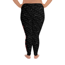 Load image into Gallery viewer, Dive Like a Girl Plus Size Leggings - Scuba Sisters Diving Apparel