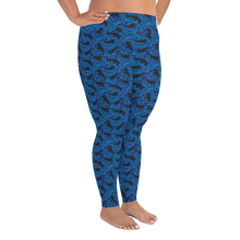 Load image into Gallery viewer, Hammerhead Shark Plus Size Leggings - Scuba Sisters Diving Apparel