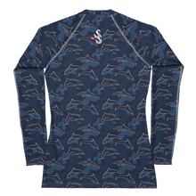 Load image into Gallery viewer, Scuba Rash Guard for Women Dolphin