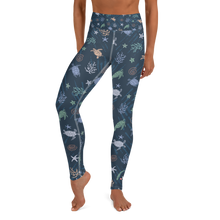 Load image into Gallery viewer, Sea Turtle High Waist Leggings by Scuba Sisters