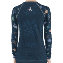 Load image into Gallery viewer, Sea Turtle Rash Guard by Scuba Sisters