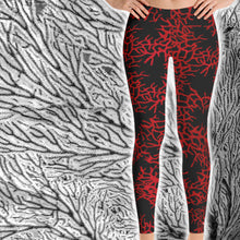 Load image into Gallery viewer, Women's Sea Fan Scuba Diving Leggings by Scuba Sisters