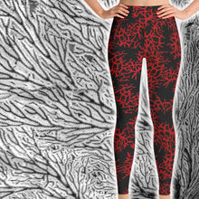 Load image into Gallery viewer, Women's Sea Fan Scuba Diving Leggings by Scuba Sisters