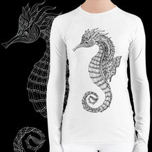 Load image into Gallery viewer, Seahorse Scuba Diving Rash Guard