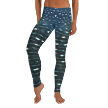 Load image into Gallery viewer, Whale Shark Leggings - Scuba Sisters Diving Apparel