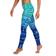 Load image into Gallery viewer, Whale Shark Leggings - Pop Style - Scuba Sisters Diving Apparel