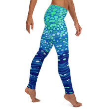 Load image into Gallery viewer, Whale Shark Leggings - Pop Style - Scuba Sisters Diving Apparel