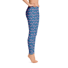 Load image into Gallery viewer, Flamingo Leggings - Scuba Sisters Diving Apparel