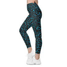 Load image into Gallery viewer, Beautiful Bioluminescence Pocket Leggings for water sports, scuba, snorkeling