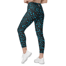 Load image into Gallery viewer, Beautiful Bioluminescence Pocket Leggings for water sports, scuba, snorkeling