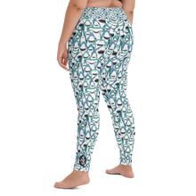 Load image into Gallery viewer, Happiest Sharks Leggings - High Waist