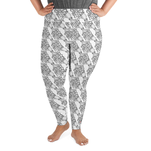 Octopus Sea Plus Size Leggings - Scuba Sisters Diving Apparel